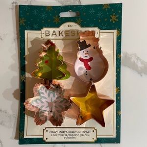 Cookie Cutter Set Master Class Bakeshop 4-piece Stainless Steel Christmas NEW